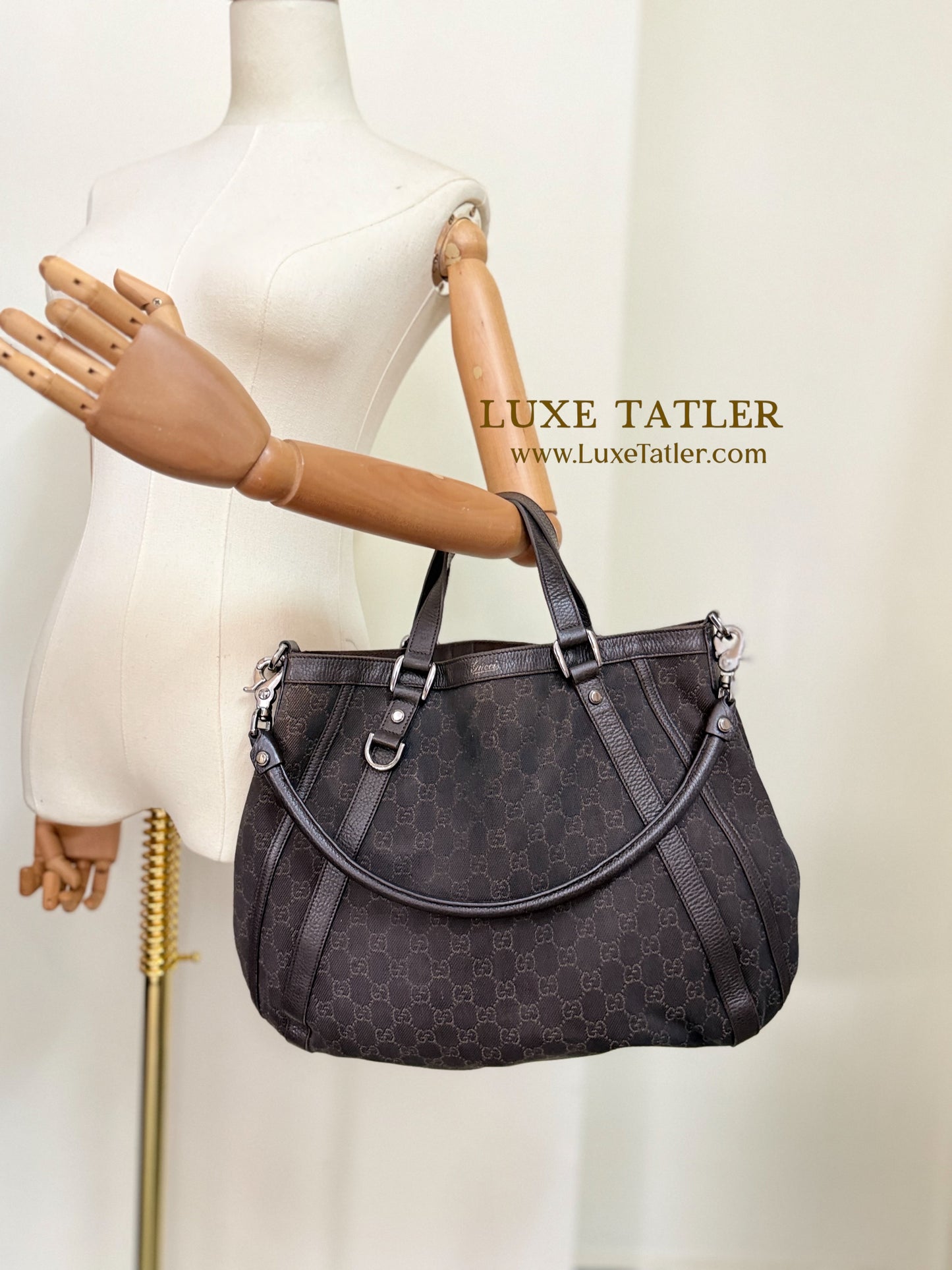 Gucci Monogram Canvas Bag