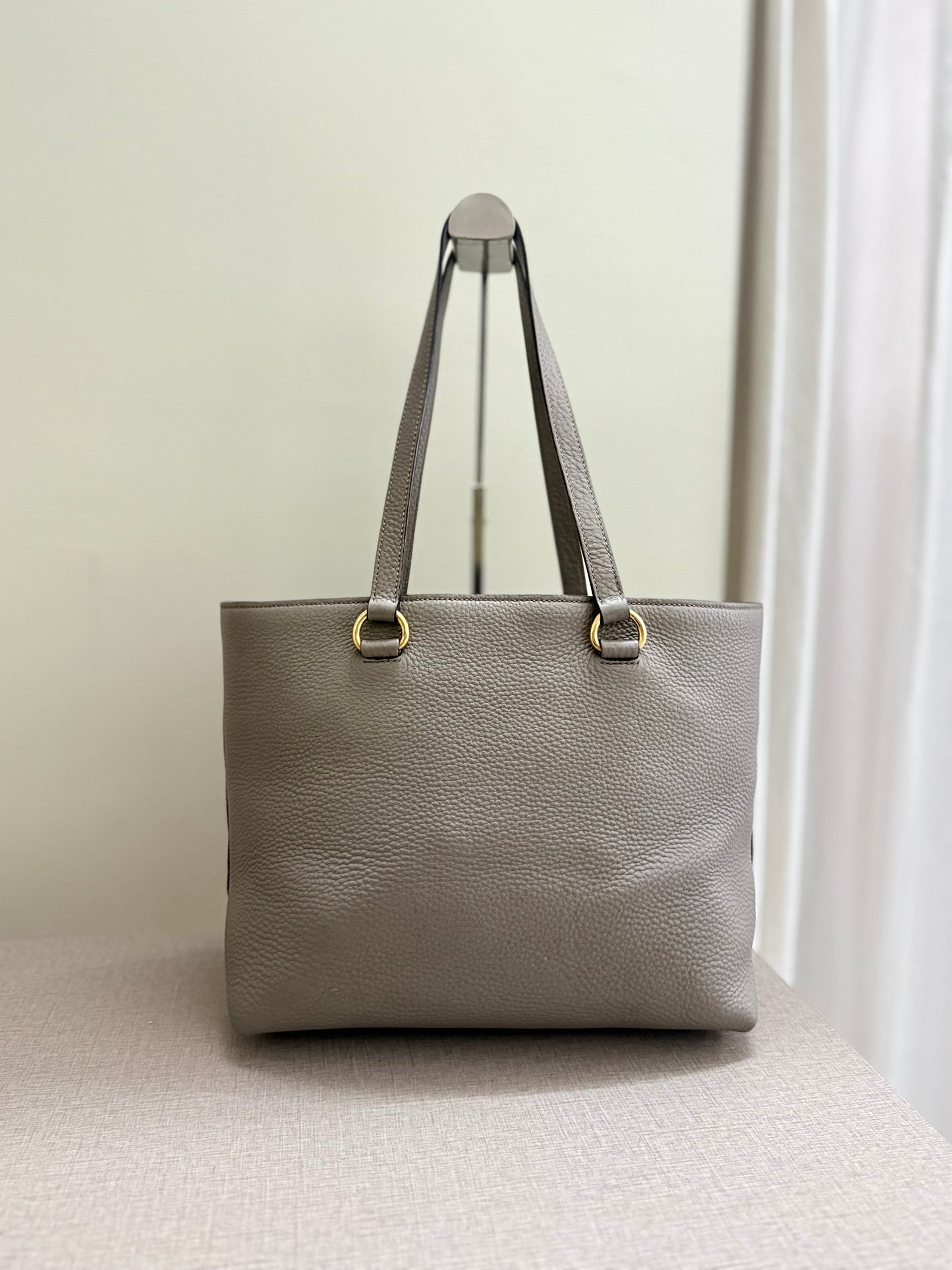 Prada Vitello Daino Embossed Tote