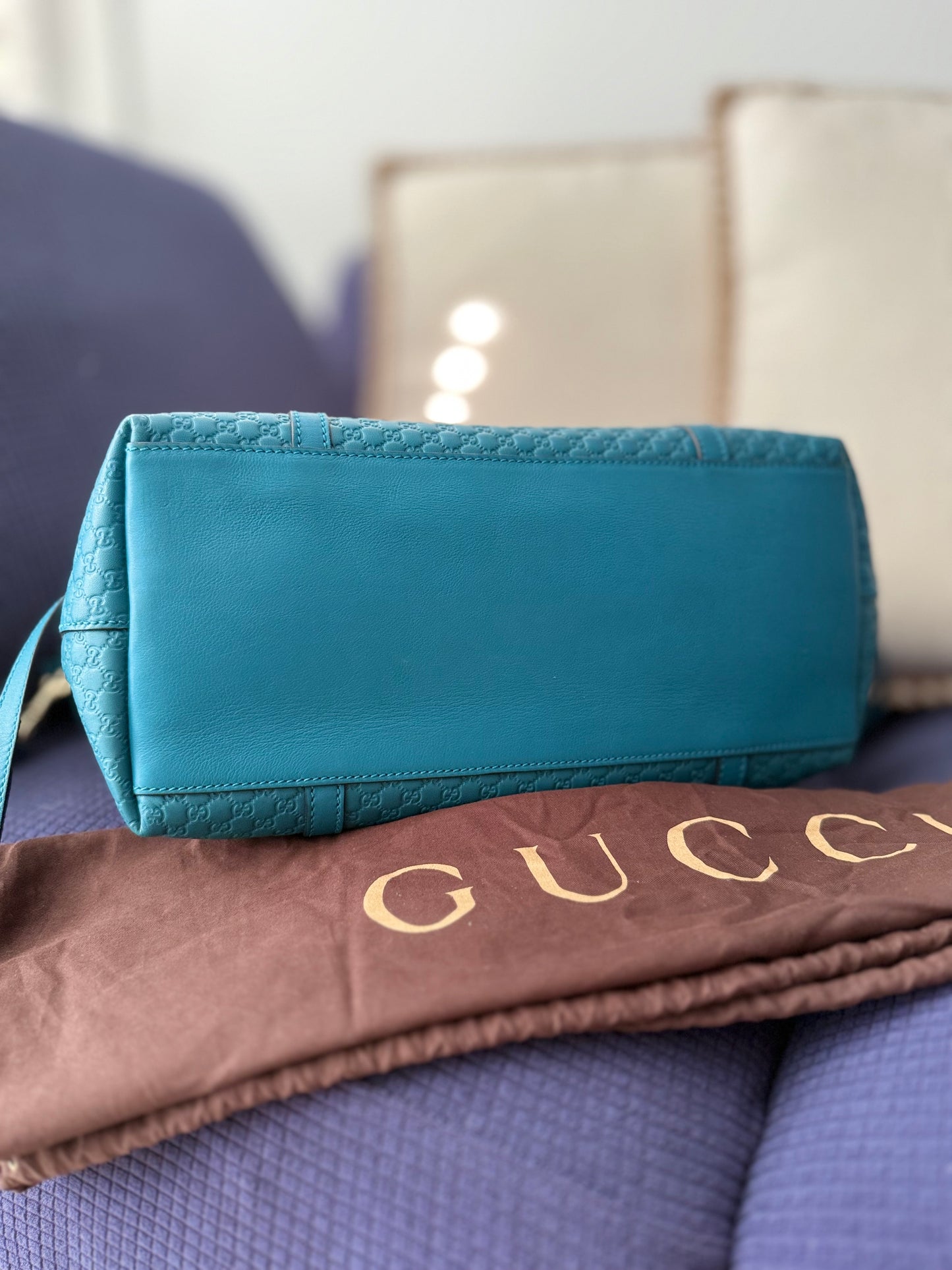 Gucci Microguccissima Dome Tote with strap