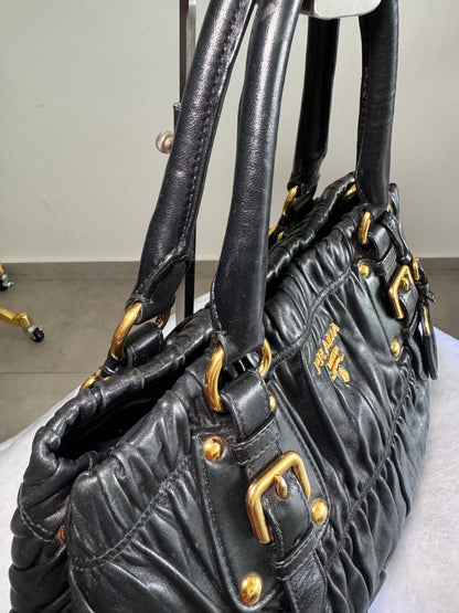 Prada Black Nappa Gaufre Bag