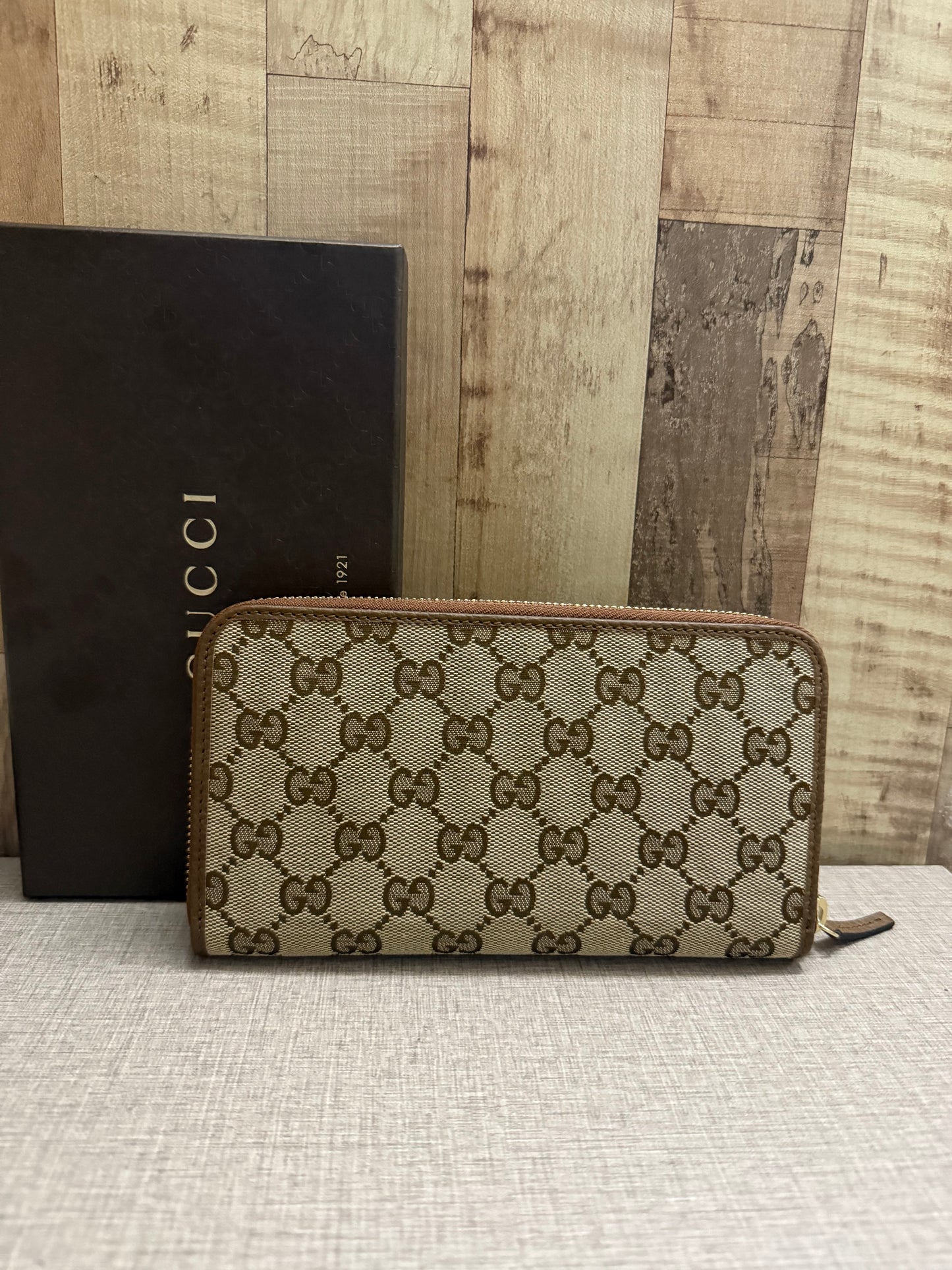 Gucci Monogram Canvas wallet