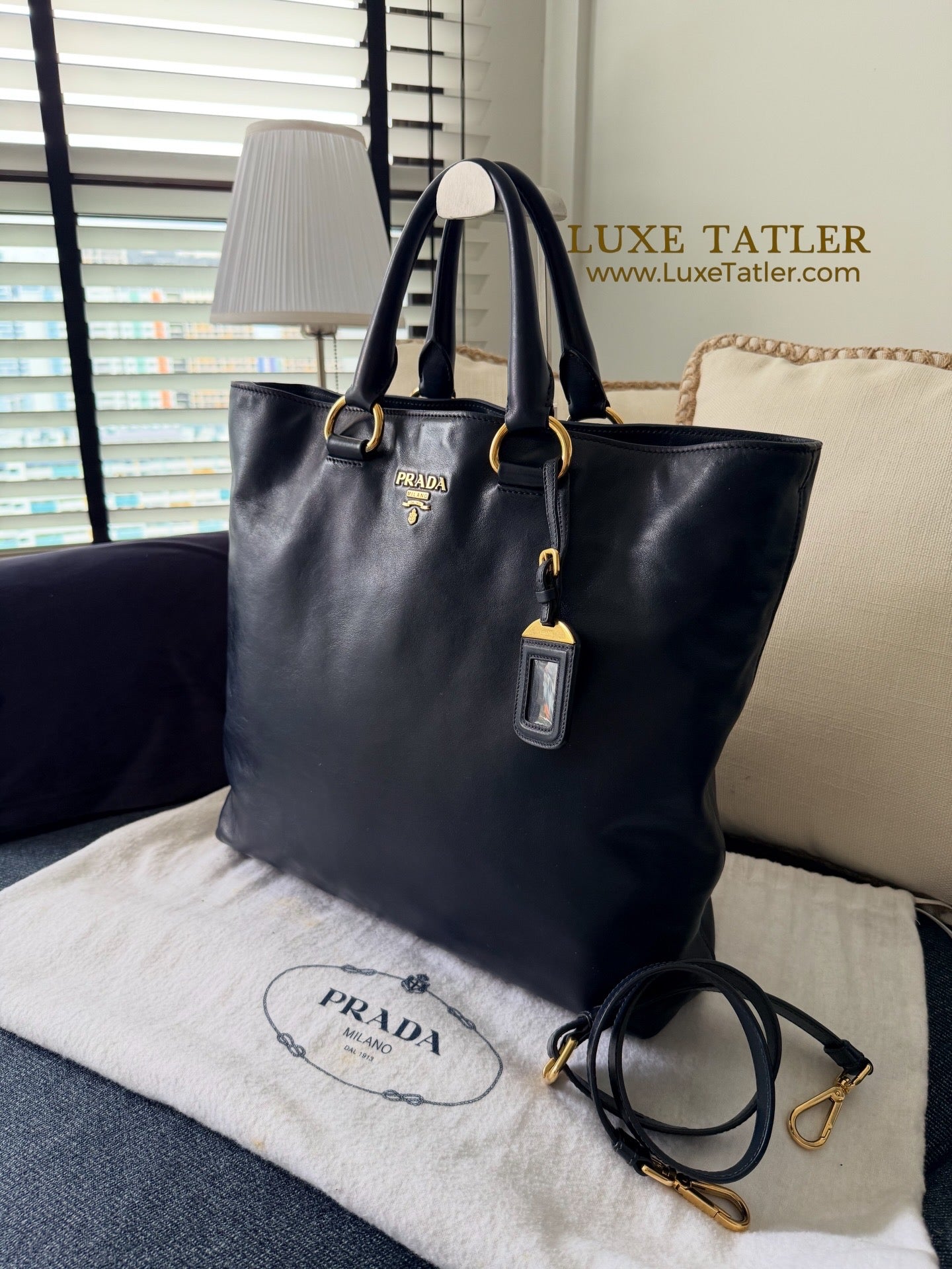 Prada leather Bag with strap