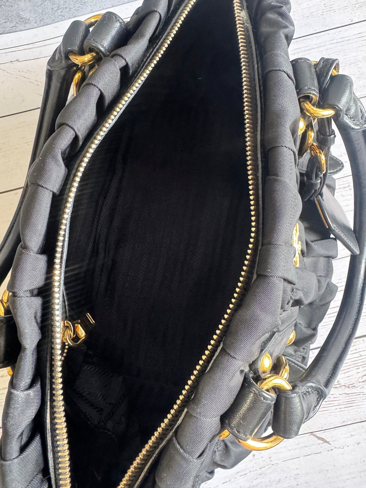 Prada Tessuto Gaufre with strap