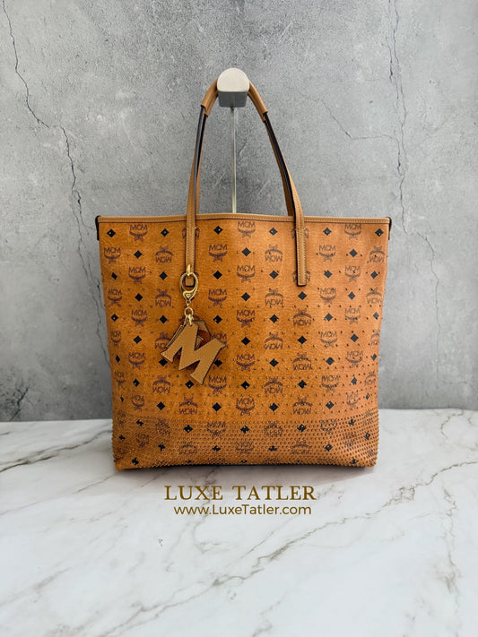MCM Visetos Tote Bag