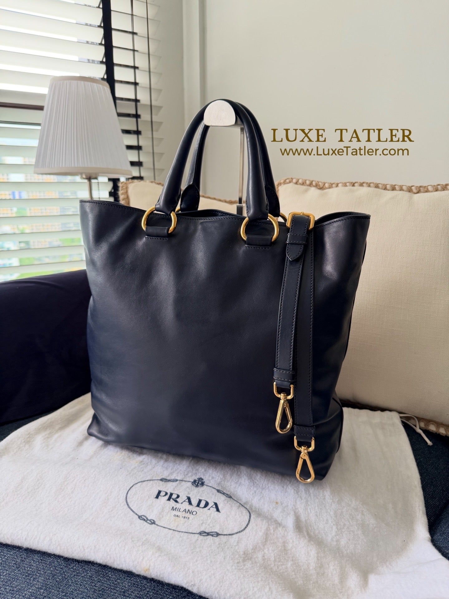 Prada leather Bag with strap