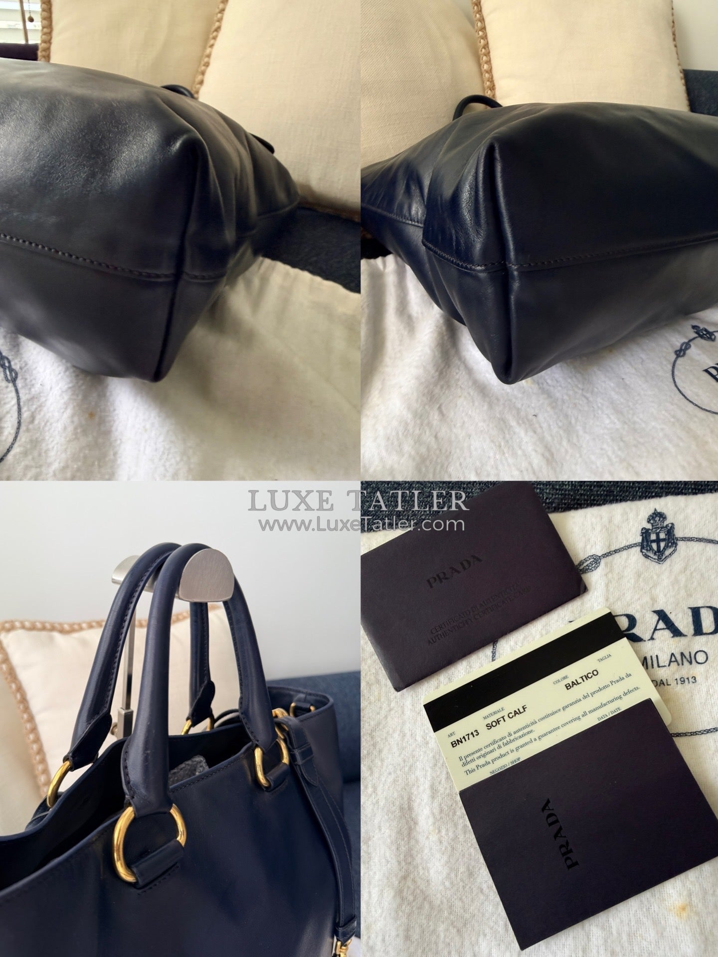 Prada leather Bag with strap