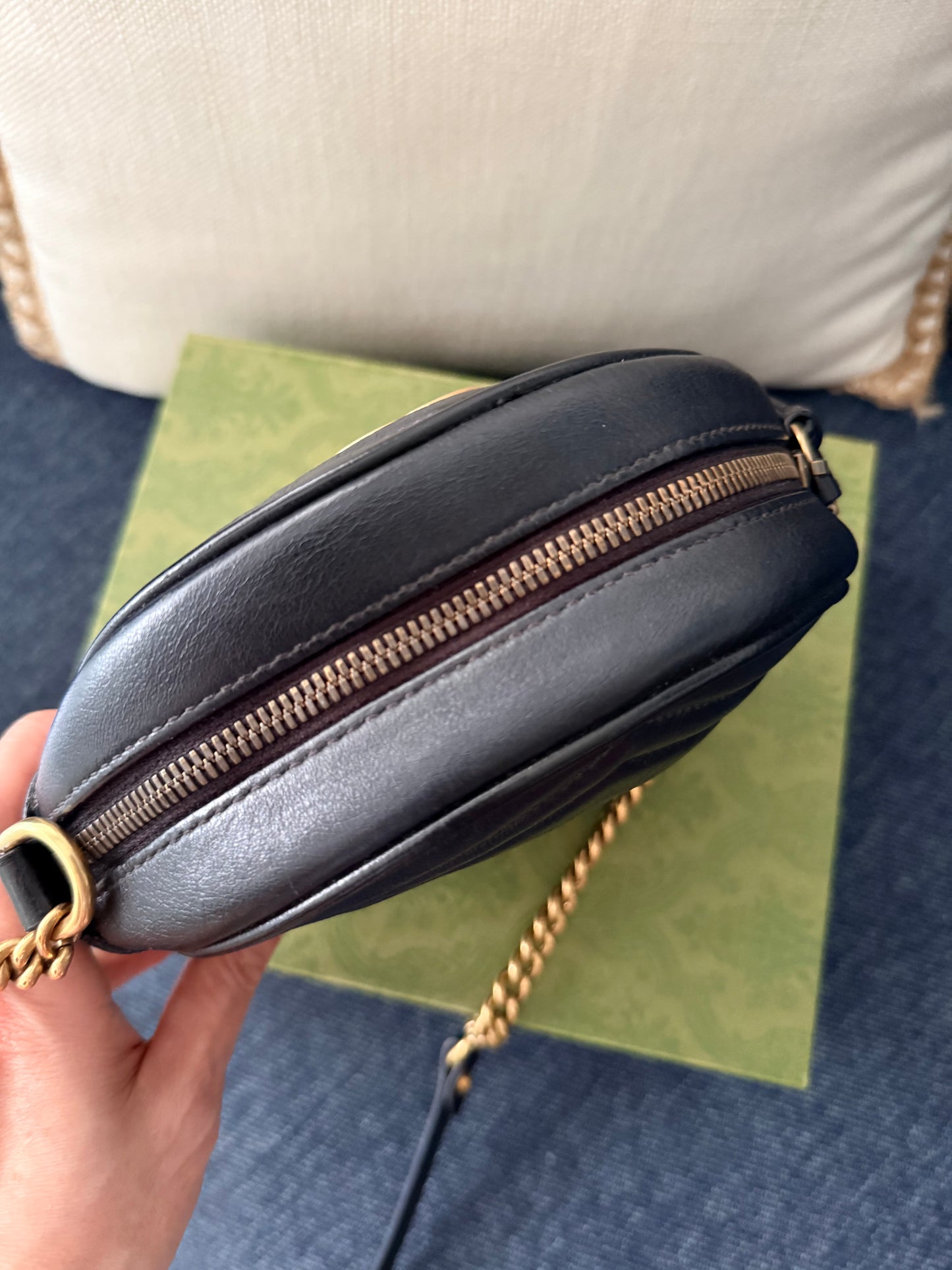 Gucci Marmont Round Crossbody Bag