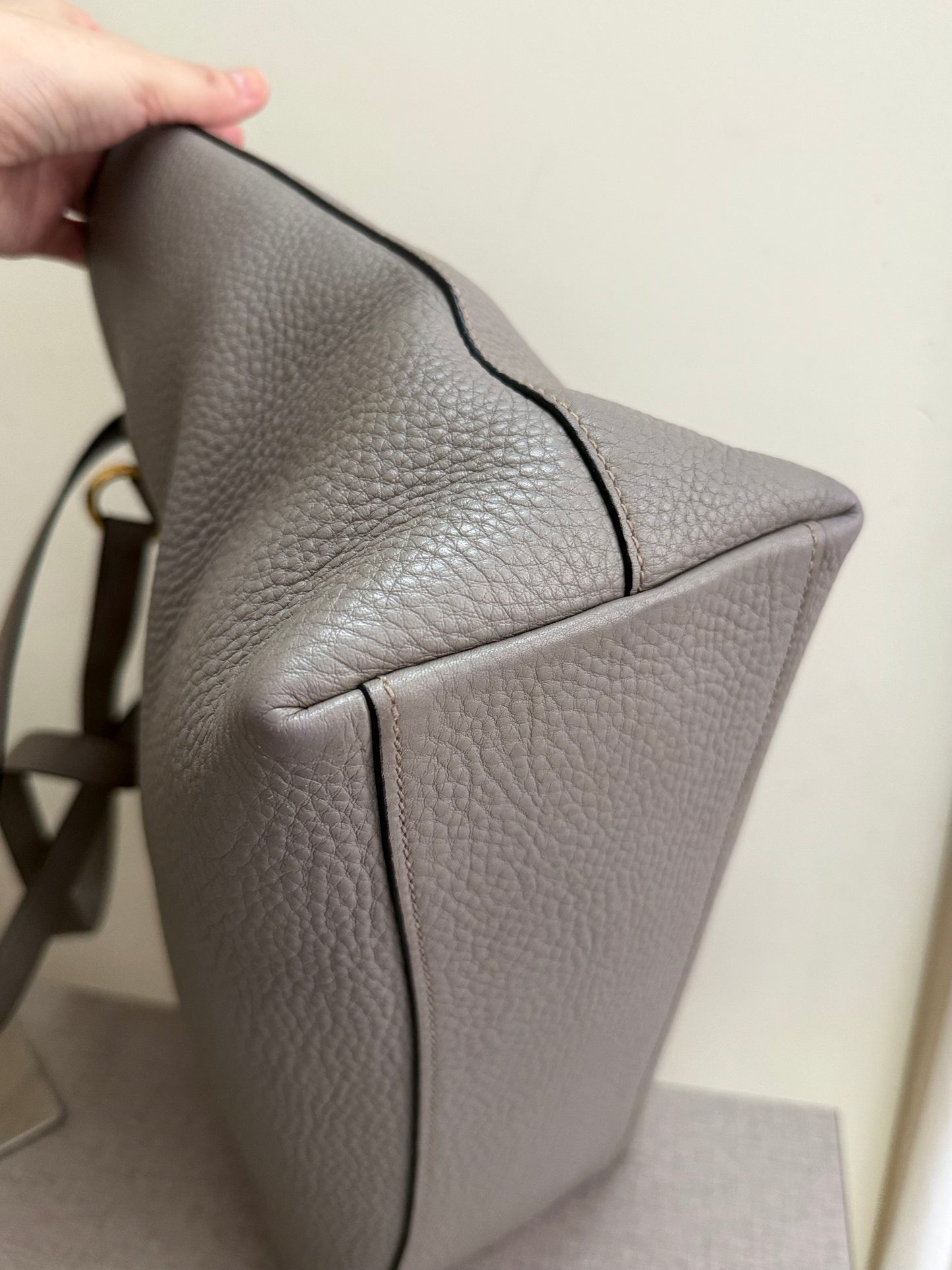 Prada Vitello Daino Embossed Tote