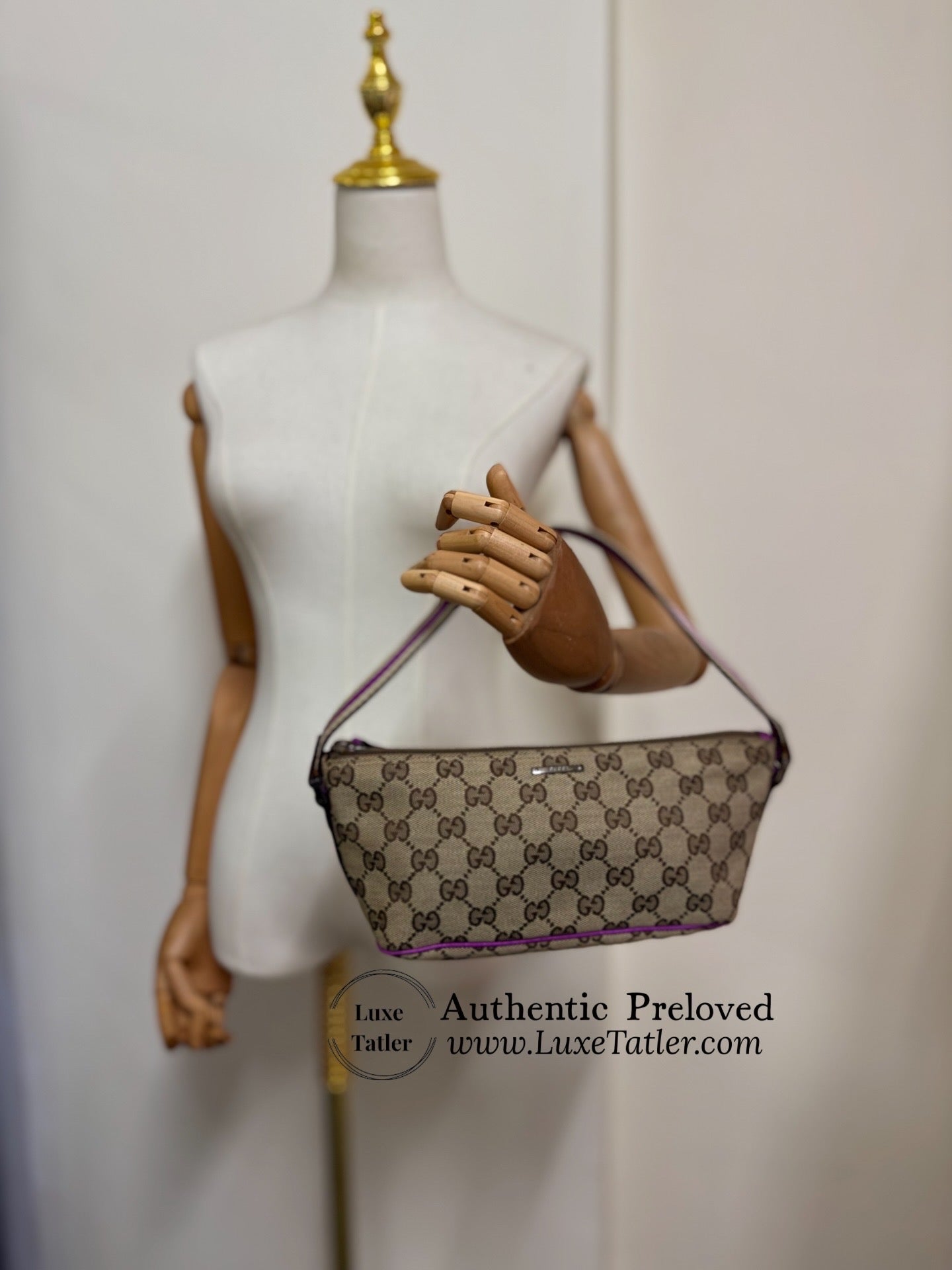 Gucci GG canvas Pouchette