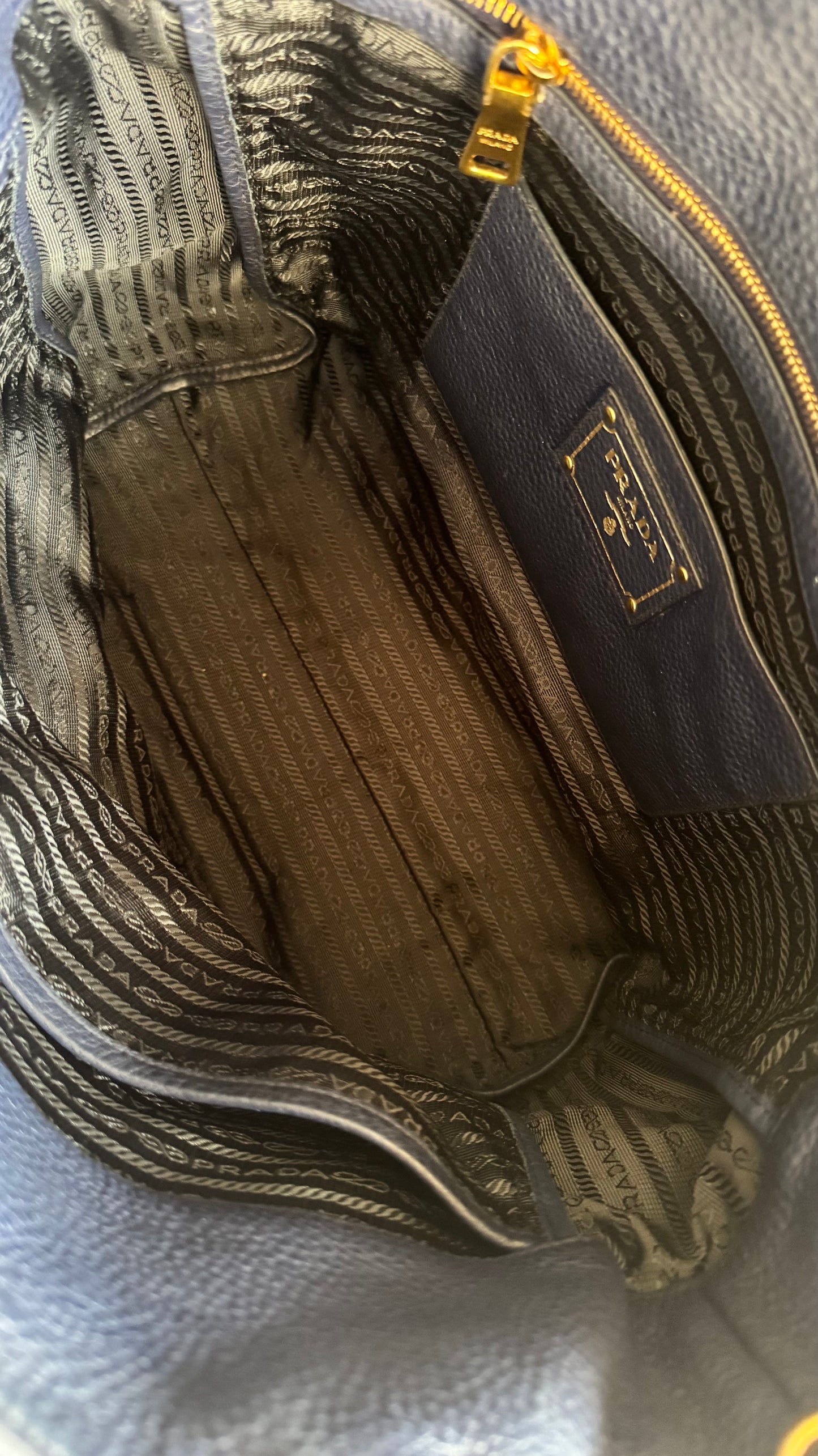Prada Tote Bag (Navy)