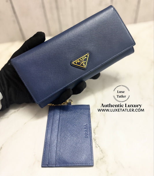 Prada Saffiano Wallet with Card Case