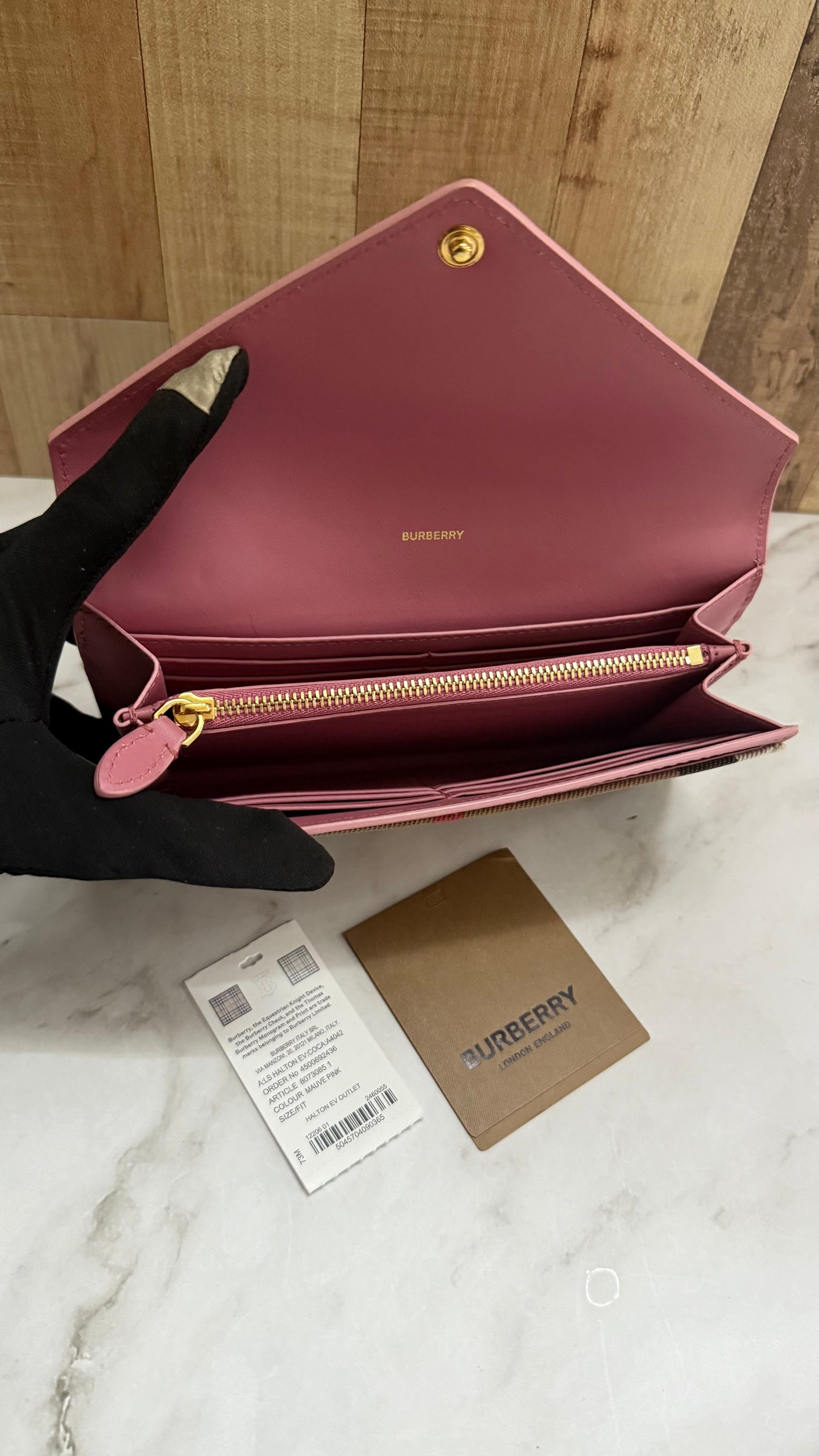 Burberry Long Wallet