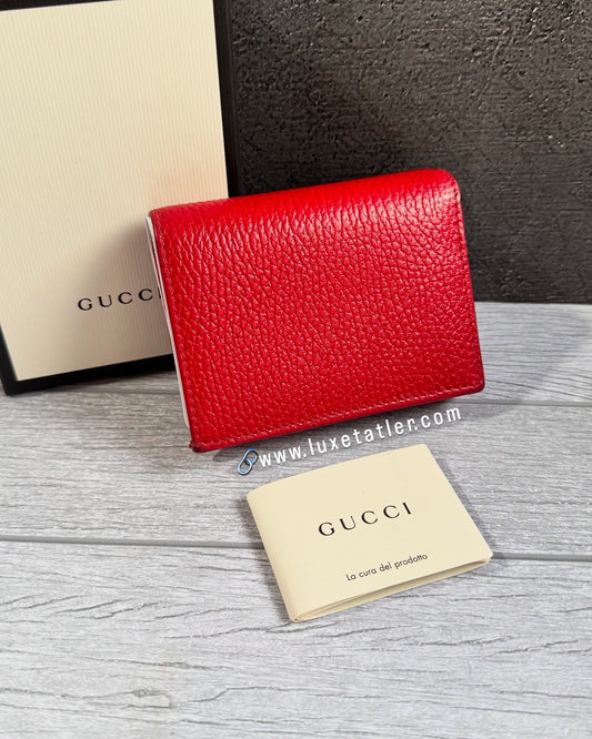 Gucci Marmont Flap Small Wallet ( with coin & notes compartment)