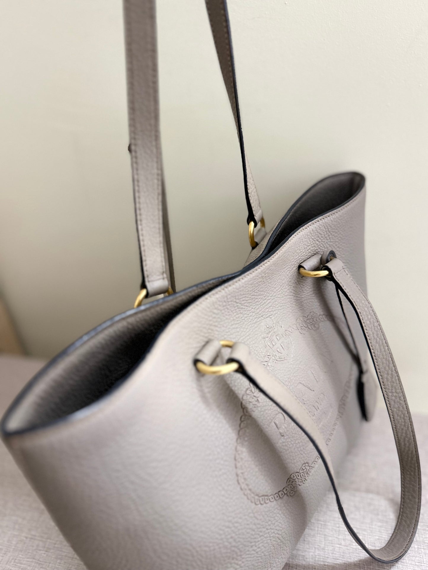 Prada Vitello Daino Embossed Tote