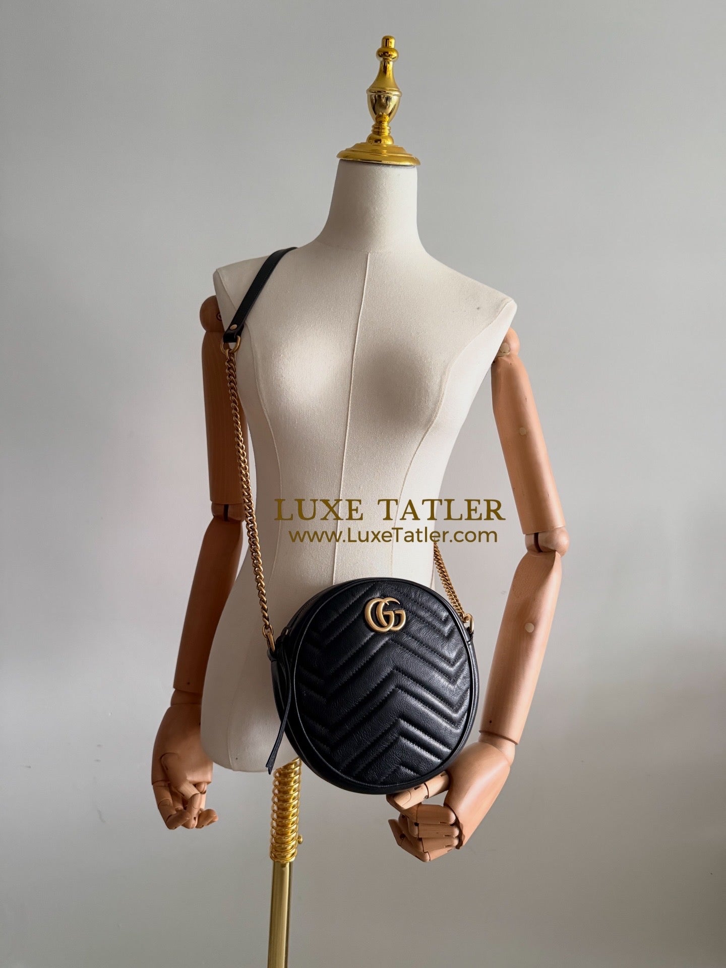 Gucci Marmont Round Crossbody Bag