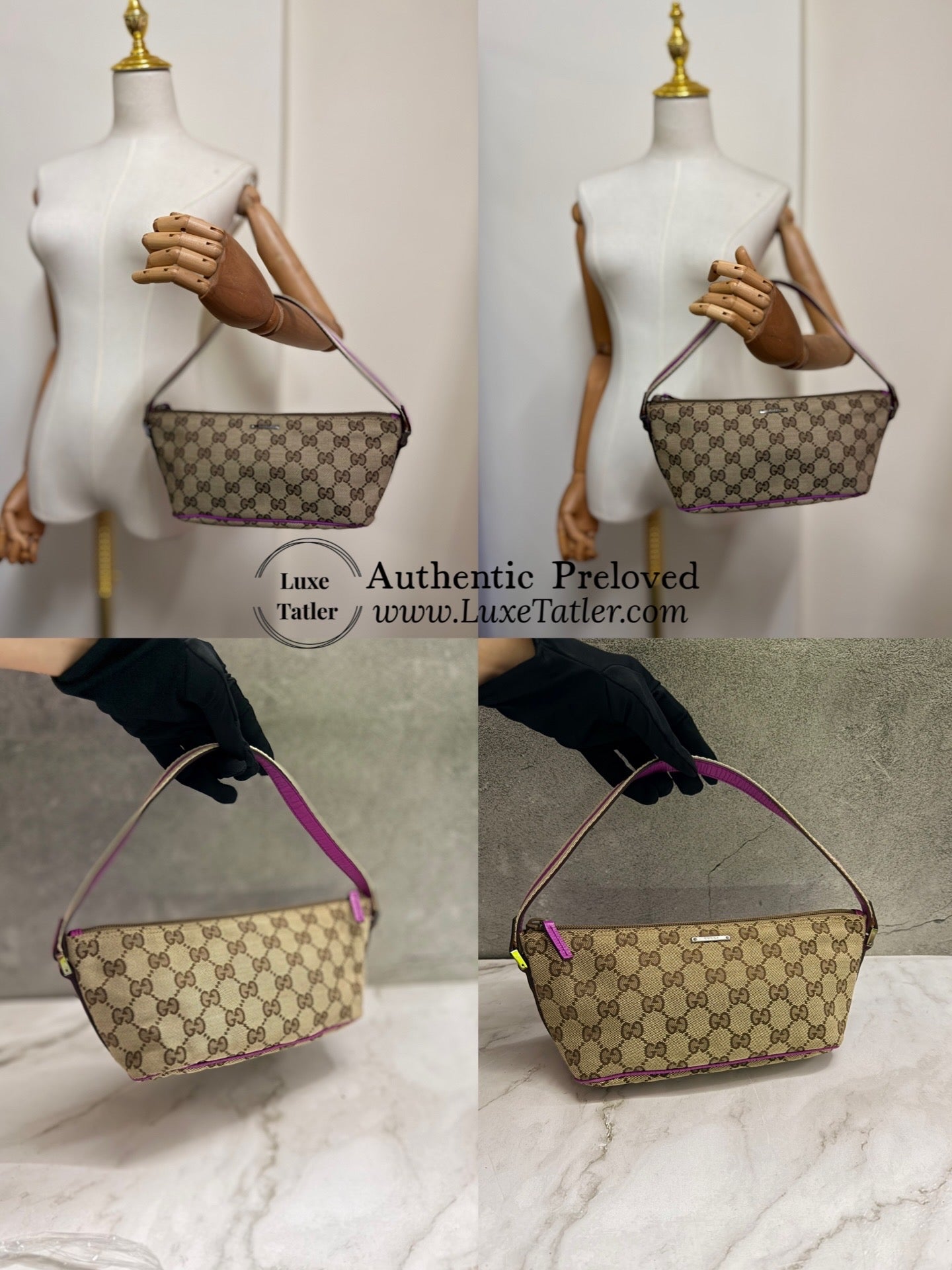 Gucci GG canvas Pouchette