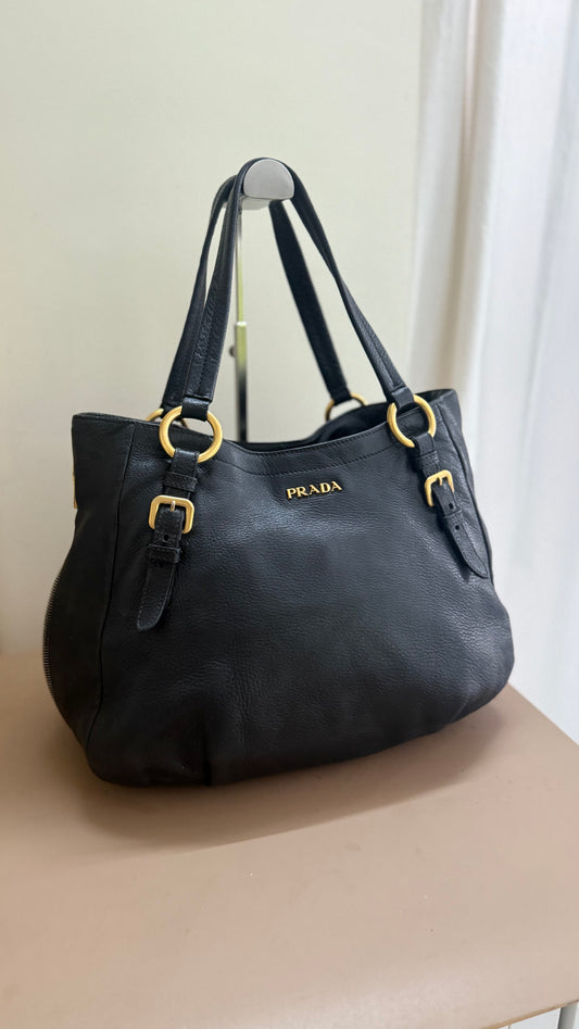 Prada Vitello Daino Tote Bag