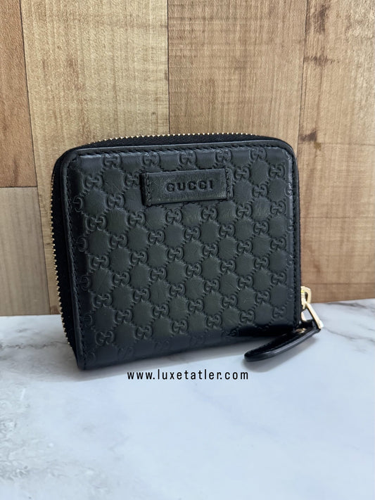Gucci Microguccissima Compact Wallet