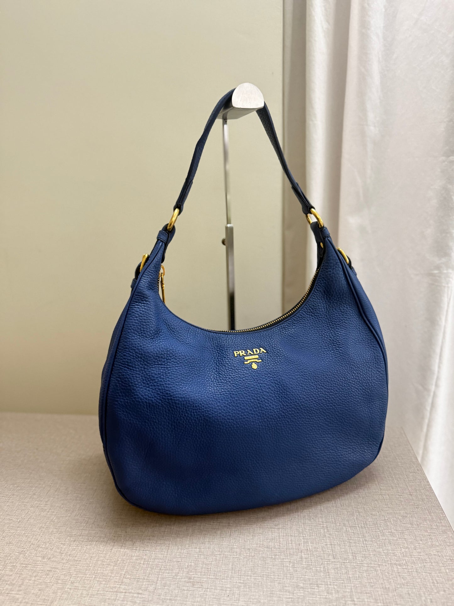 Prada Vitello Hobo Bag