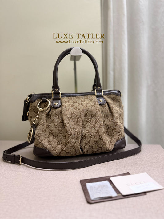 Gucci Sukey Medium Top Handle Bag