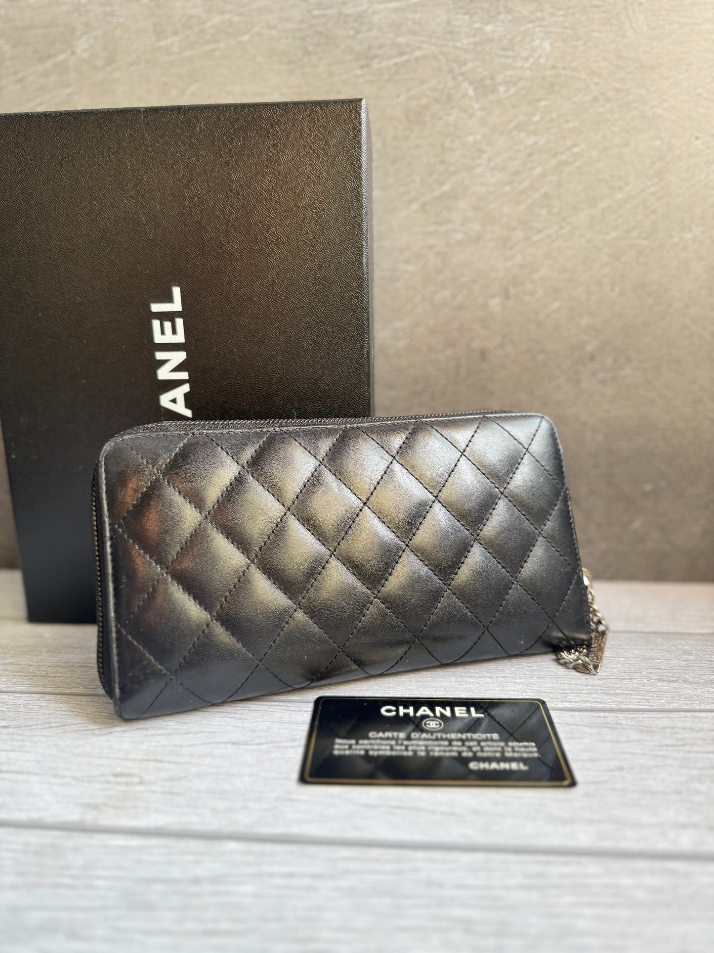 Chanel Cambon Zipped Wallet