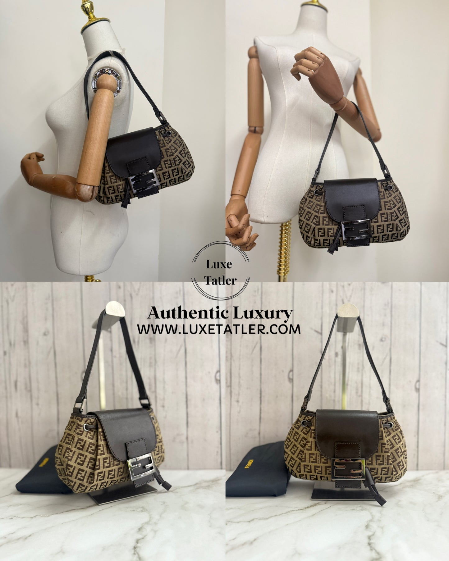 Fendi Zucca Canvas Bag