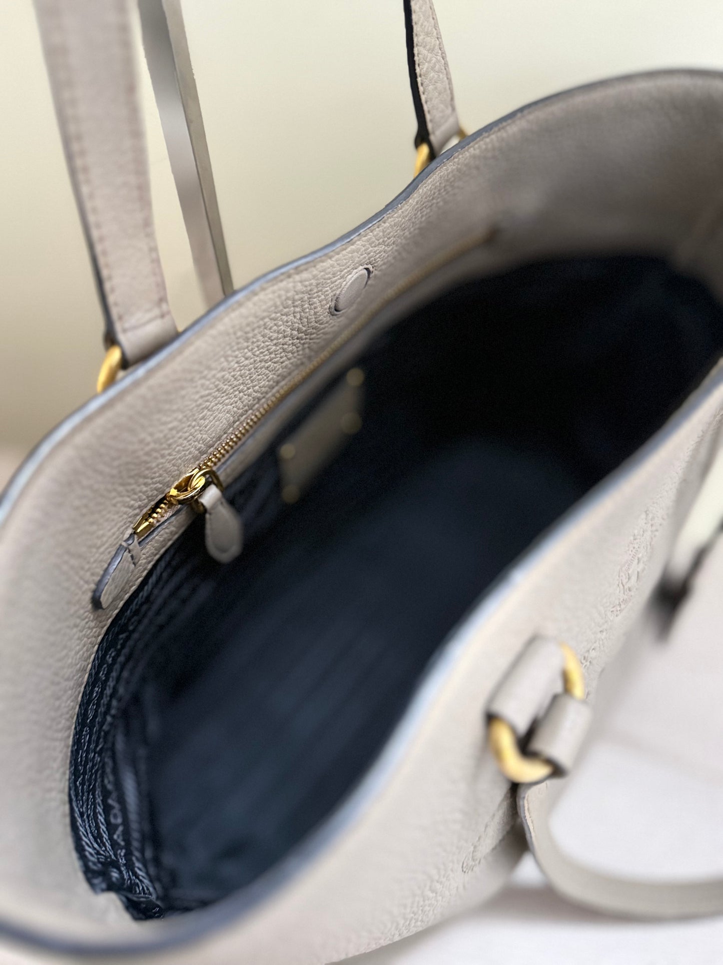 Prada Vitello Daino Embossed Tote