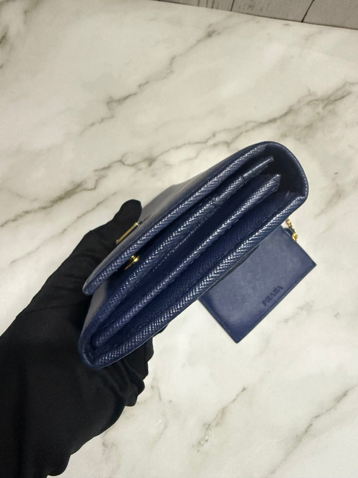 Prada Saffiano Wallet with Card Case