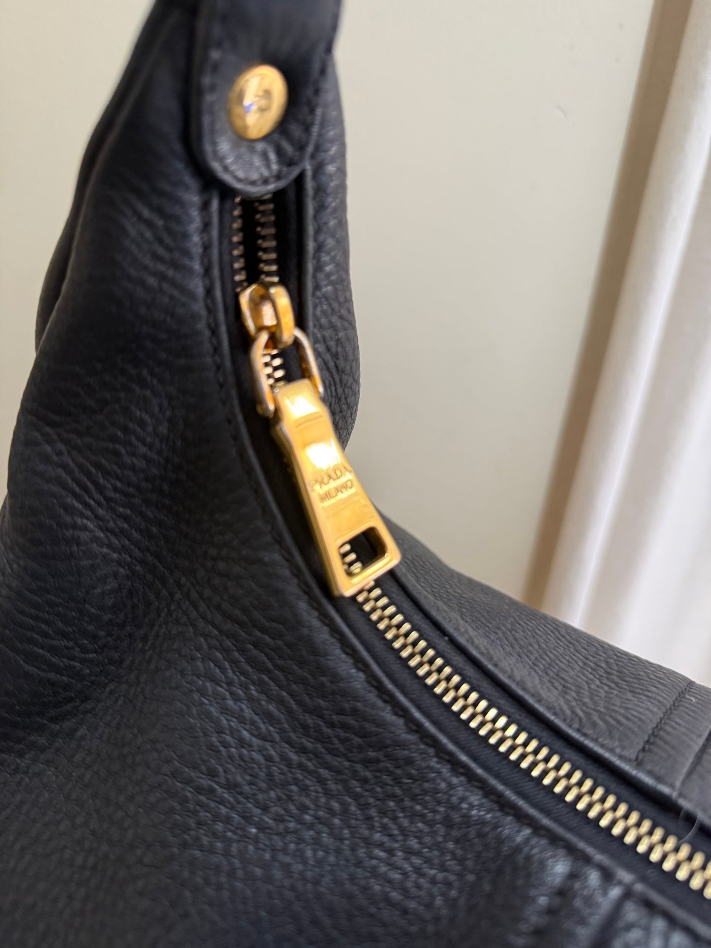 Prada Vitello Daino Hobo Bag