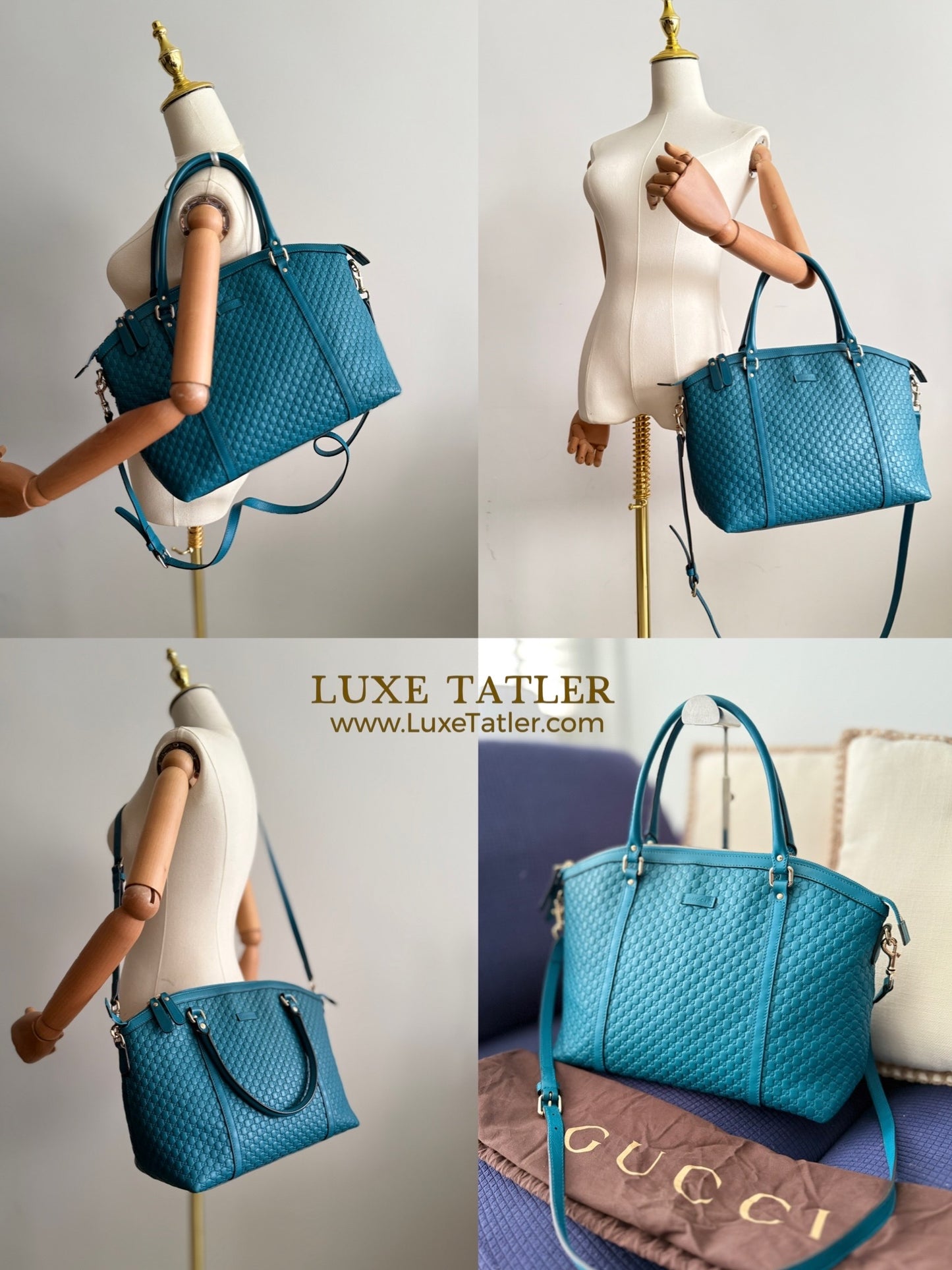 Gucci Microguccissima Dome Tote with strap