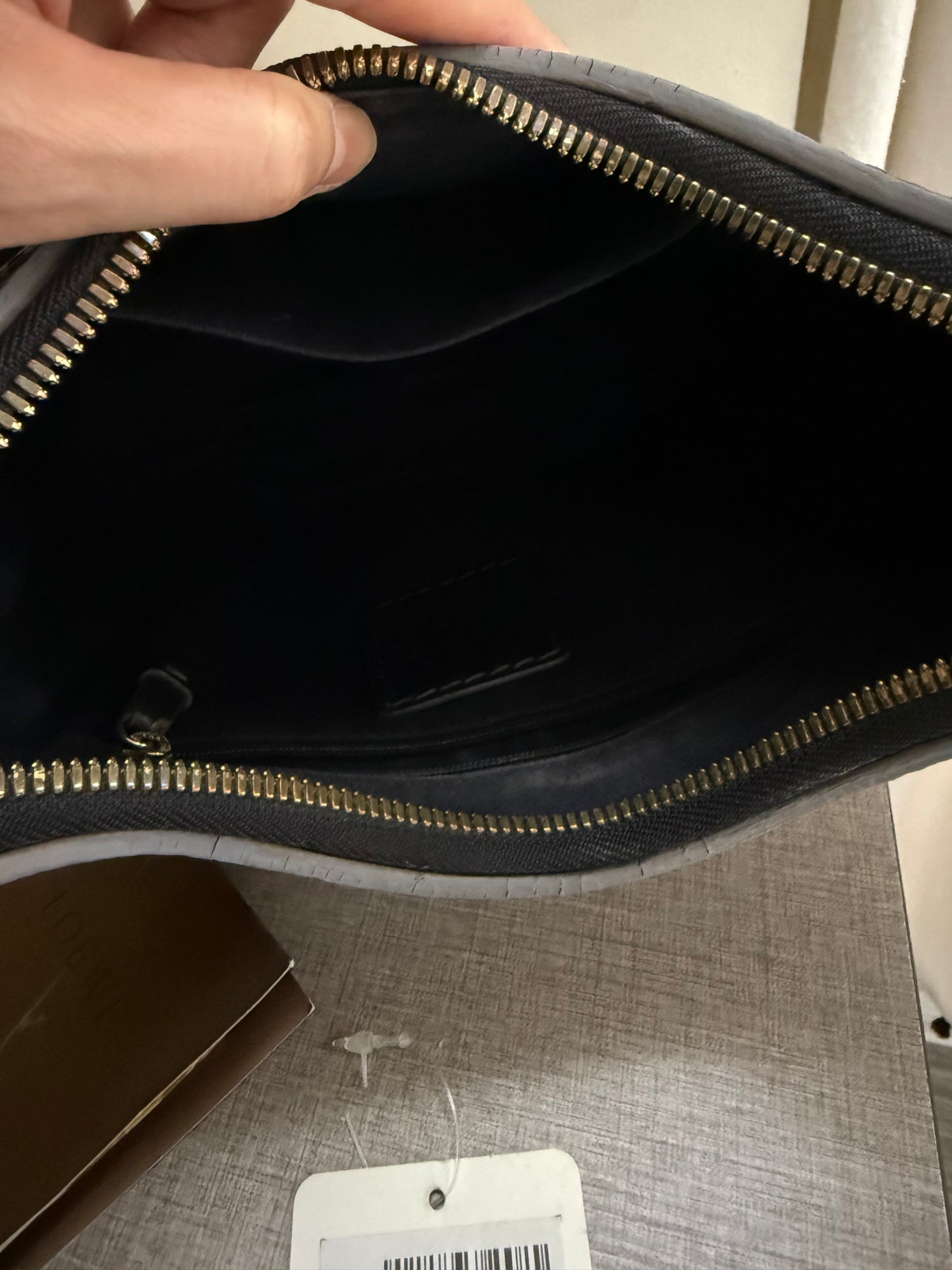Loewe Anagram Canvas Hobo Shoulder Bag