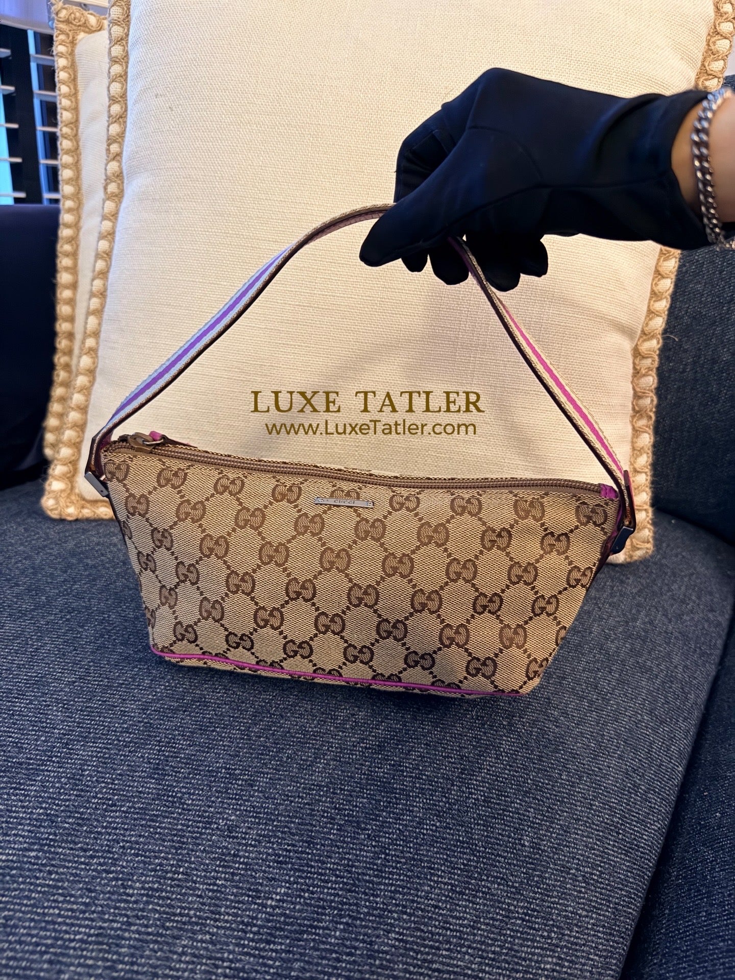 Gucci GG canvas Pouchette