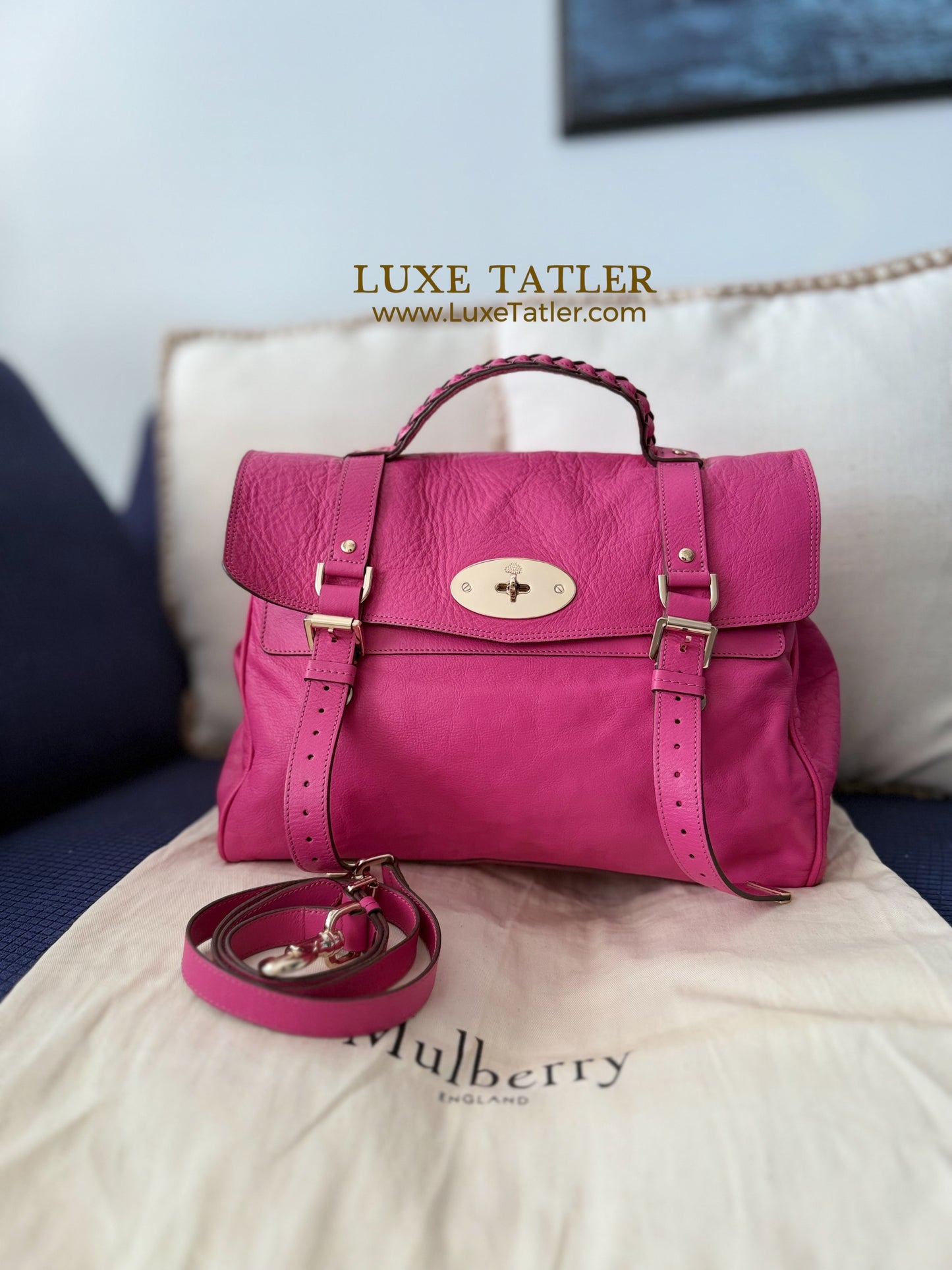 Mulberry Alexa Satchel with strap