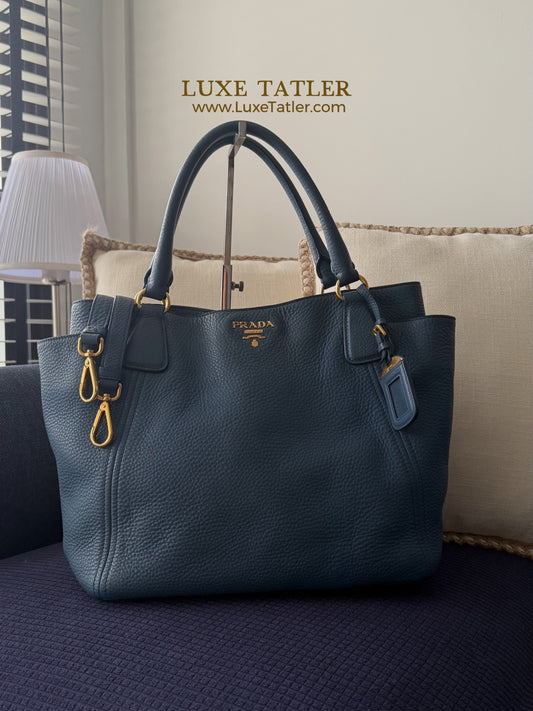 Prada Vitello Daino Leather Bag