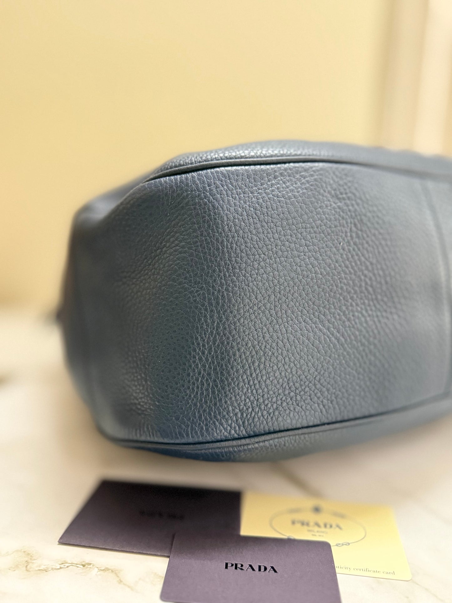 Prada Vitello Daino Hobo Shoulder Bag