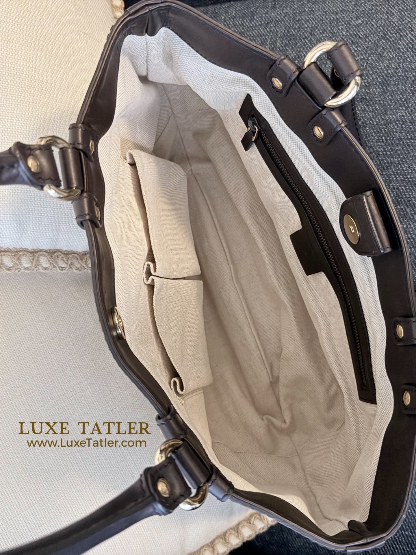 Gucci Scalett Canvas Bag