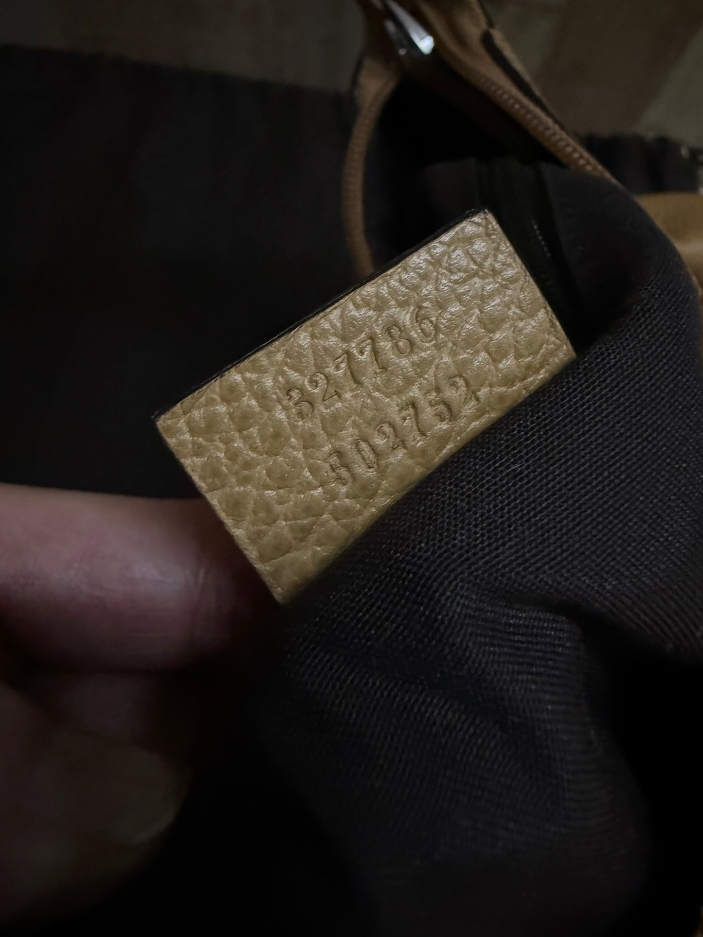 Gucci D-Ring Leather Hobo Bag