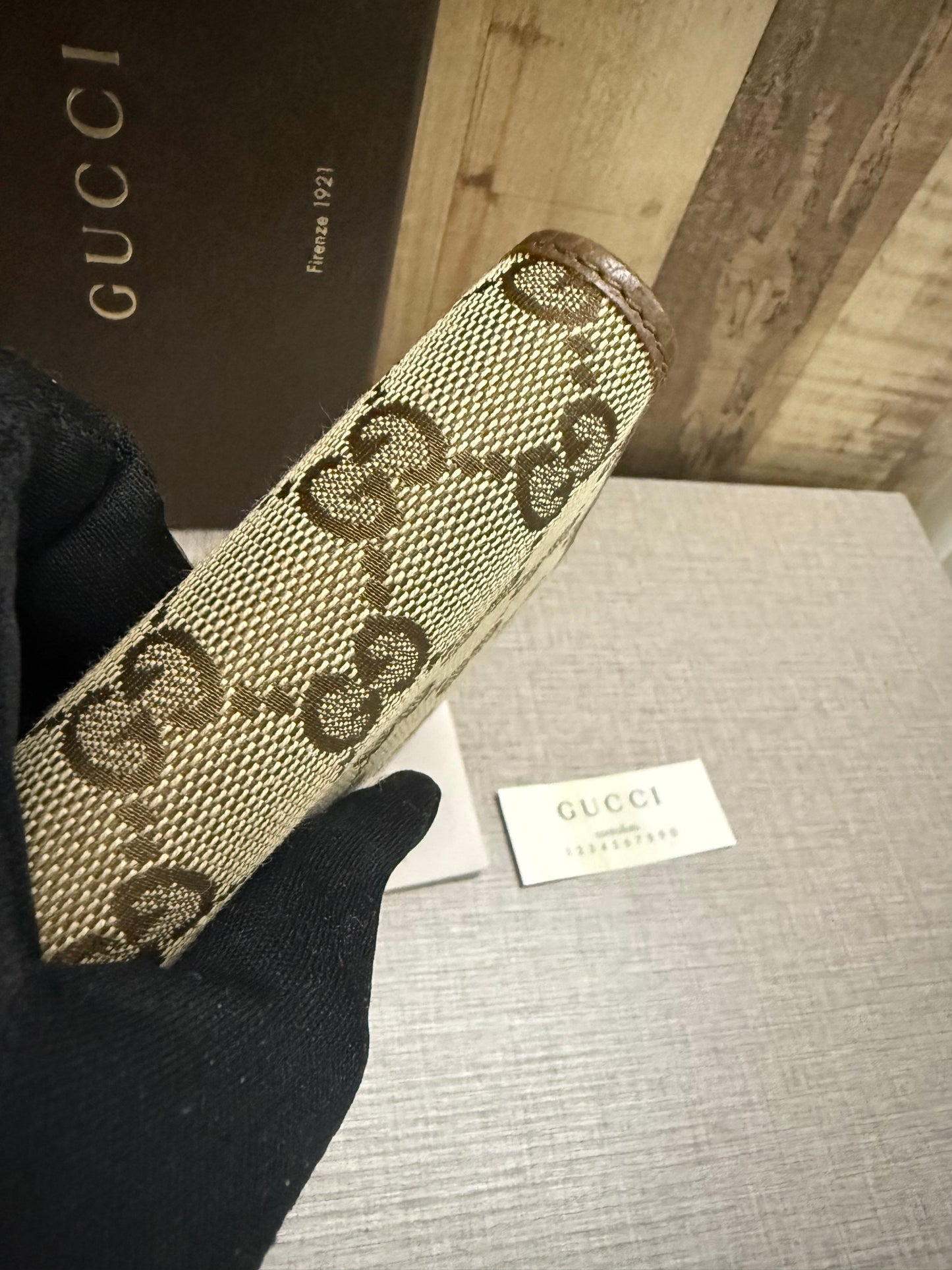 Gucci Monogram Canvas wallet