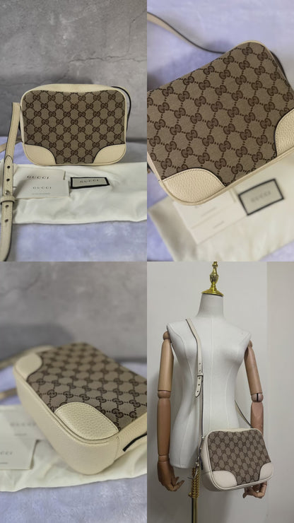 Gucci Bree Canvas Crossbody Bag